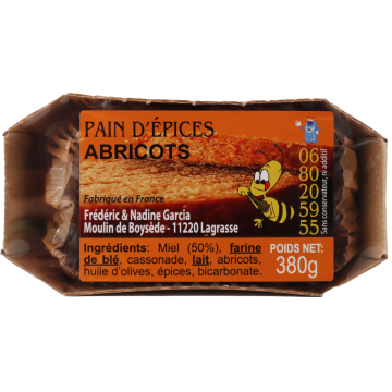 Pain d'épices Abricots